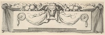 Headband with Ram's Head, Claude Mellan  French, Engraving