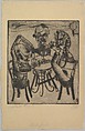 Card Players (Kartenspieler), Otto Dix  German, Drypoint