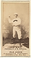 Fennelly, Shortstop, Philadelphia Athletics, from the Old Judge series (N172) for Old Judge Cigarettes, Goodwin & Company, Albumen photograph