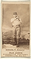 Seward, Pitcher, Philadelphia Athletics, from the Old Judge series (N172) for Old Judge Cigarettes, Goodwin & Company, Albumen photograph