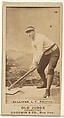 Sullivan, Left Field, Philadelphia Athletics, from the Old Judge series (N172) for Old Judge Cigarettes, Goodwin & Company, Albumen photograph