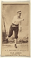 A.C. Weyhing, Pitcher, Philadelphia Athletics, from the Old Judge series (N172) for Old Judge Cigarettes, Goodwin & Company, Albumen photograph
