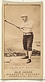 Welch, Center Field, Philadelphia Athletics, from the Old Judge series (N172) for Old Judge Cigarettes, Goodwin & Company, Albumen photograph