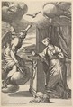 The Annunciation, Carlo Maratti  Italian, Etching; second state of two (Bartsch)