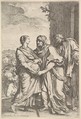The Visitation, Carlo Maratti  Italian, Etching; second state of two (Bartsch)