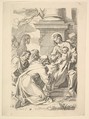 The Adoration of the Magi (copy in reverse), Carlo Maratti  Italian, Etching; reverse copy (Bellini)