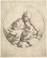 The Madonna and Child in the Round, Guido Reni Italian, Etching