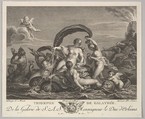 The Triumph of Galatea, Philippe Trière French, Engraving