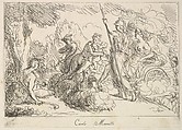 Gods and Goddesses in a Landscape, Giuseppe Canale Italian, Etching