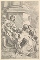 The Adoration of the Magi, Carlo Maratti  Italian, Etching; second state of two (Bartsch)