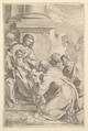 The Adoration of the Magi, Carlo Maratti  Italian, Etching; second state of two (Bellini)