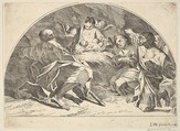 Nativity, Robert van Audenaerde  Flemish, Etching