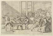 Martyrdom of Saint  Andrew, Carlo Maratti  Italian, Etching; second state of five (Bartsch)