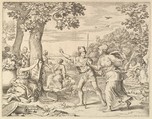 Allegory on Good Government in France, Claude Mellan  French, Engraving; fourth state of six (BN)