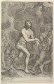Christ Taken by Soldiers (La Montée au Calvaire), Claude Mellan French, Engraving; second state of two