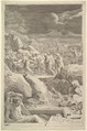 Burial Procession of Christ, Claude Mellan French, Engraving