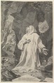 St. Bruno, Claude Mellan  French, Engraving; first state of three