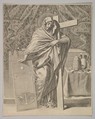 Personification of Faith, Claude Mellan French, Engraving; second state of three (copy in reverse)