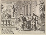 Allegory in Honor of the Roman College Founded by the Borghese Family, Claude Mellan  French, Engraving; third state of three