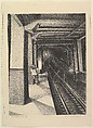 Southbound, Gerard Belfiore  American, Lithograph