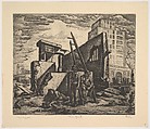 Riverfront, Hugh Botts American, Etching, Aquatint