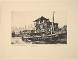 Boat House, Frank Paul Besedick American, Etching