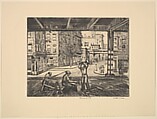 West 10th Street, Mortimer Borne  American, born Poland, Drypoint