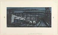 Coal Mining, David Bochkowsky  American, Color Lithograph