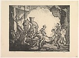 Steel Workers, Hugh Botts American, Etching, Aquatint