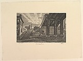 Commuter, Hugh Botts American, Etching, Aquatint