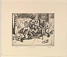 Street Show, Hugh Botts American, Etching