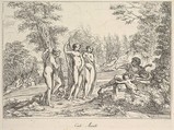 The Judgement of Paris(?), Giuseppe Canale Italian, Etching