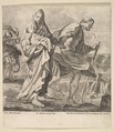 Flight into Egypt, Robert van Audenaerde  Flemish, Etching