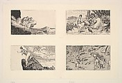 Max Klinger's Radierungen zu Apulejus' Märchen Amor und Psyche, Opus V a+b, Max Klinger (German, Leipzig 1857–1920 Großjena), Etching and aquatint
