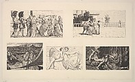 Max Klinger's Radierungen zu Apulejus' Märchen Amor und Psyche, Opus V a+b, Max Klinger (German, Leipzig 1857–1920 Großjena), Etching and aquatint