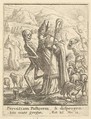 Bishop, from "Dance of Death", Wenceslaus Hollar  Bohemian, Etching; second state of four