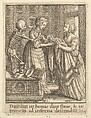 Bride, from "Dance of Death", Wenceslaus Hollar Bohemian, Etching; second state of four