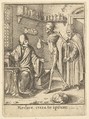 Doctor, from "Dance of Death", Wenceslaus Hollar  Bohemian, Etching; second state of four