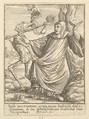 Abbot, from "Dance of Death", Wenceslaus Hollar  Bohemian, Etching; second state of four