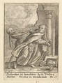 The Monk, from "Dance of Death", Wenceslaus Hollar  Bohemian, Etching; second state of four