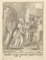The Abbess, from "Dance of Death", Wenceslaus Hollar  Bohemian, Etching; second state of four