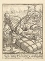 The Merchant, from "Dance of Death", Wenceslaus Hollar  Bohemian, Etching; second state of four