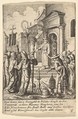 Jesus before Pilate, Wenceslaus Hollar Bohemian, Etching, only state