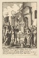 Jesus before Pilate, Wenceslaus Hollar Bohemian, Etching, only state