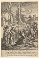 Jesus confronting his detractors, Wenceslaus Hollar Bohemian, Etching, only state
