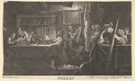 Realm of Pallas, Wenceslaus Hollar  Bohemian, Etching, only state