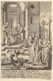 The washing of hands, Wenceslaus Hollar Bohemian, Etching, only state