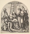 Descent from the Cross, Wenceslaus Hollar Bohemian, Etching, only state