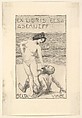 Ex Libris of Elsa Asenijeff, Max Klinger  German