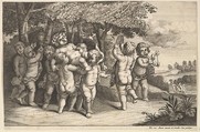 Nine Small Boys, Wenceslaus Hollar  Bohemian, Etching; not by Hollar